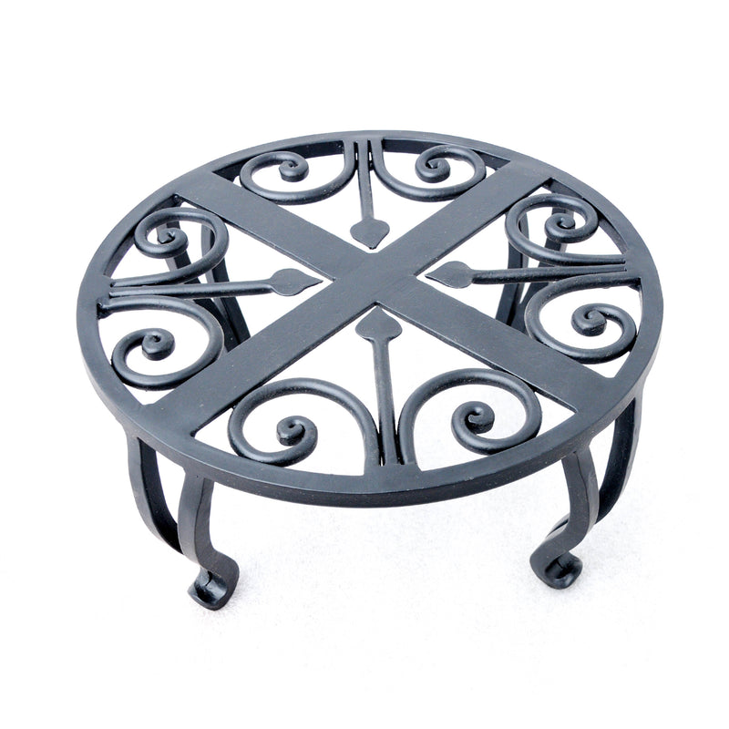 Hand Made 10" x 4,5" H - Wrought Iron Plant Stand