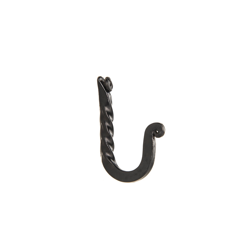 Hand Forged 2" Wrought Iron Hook