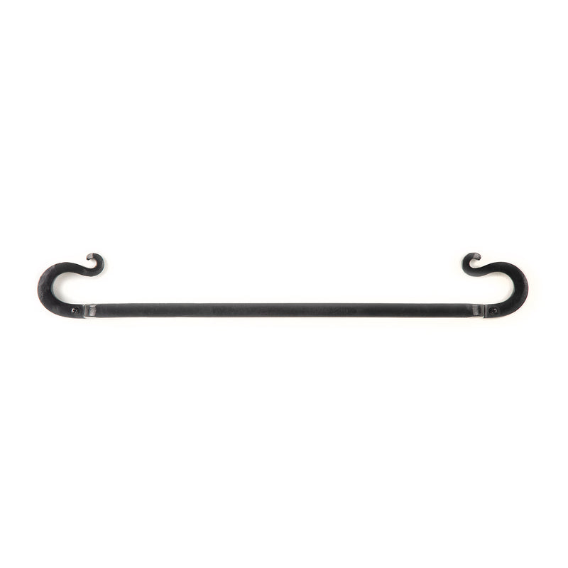 Hand Forged 21 " Wrought Iron Towel Bar