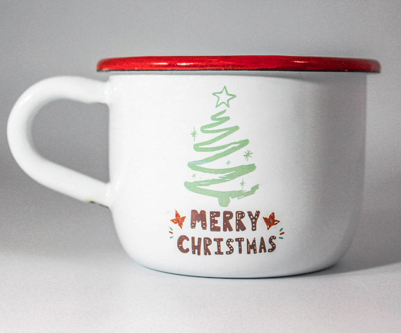 Merry Christmas Enamelware Mug