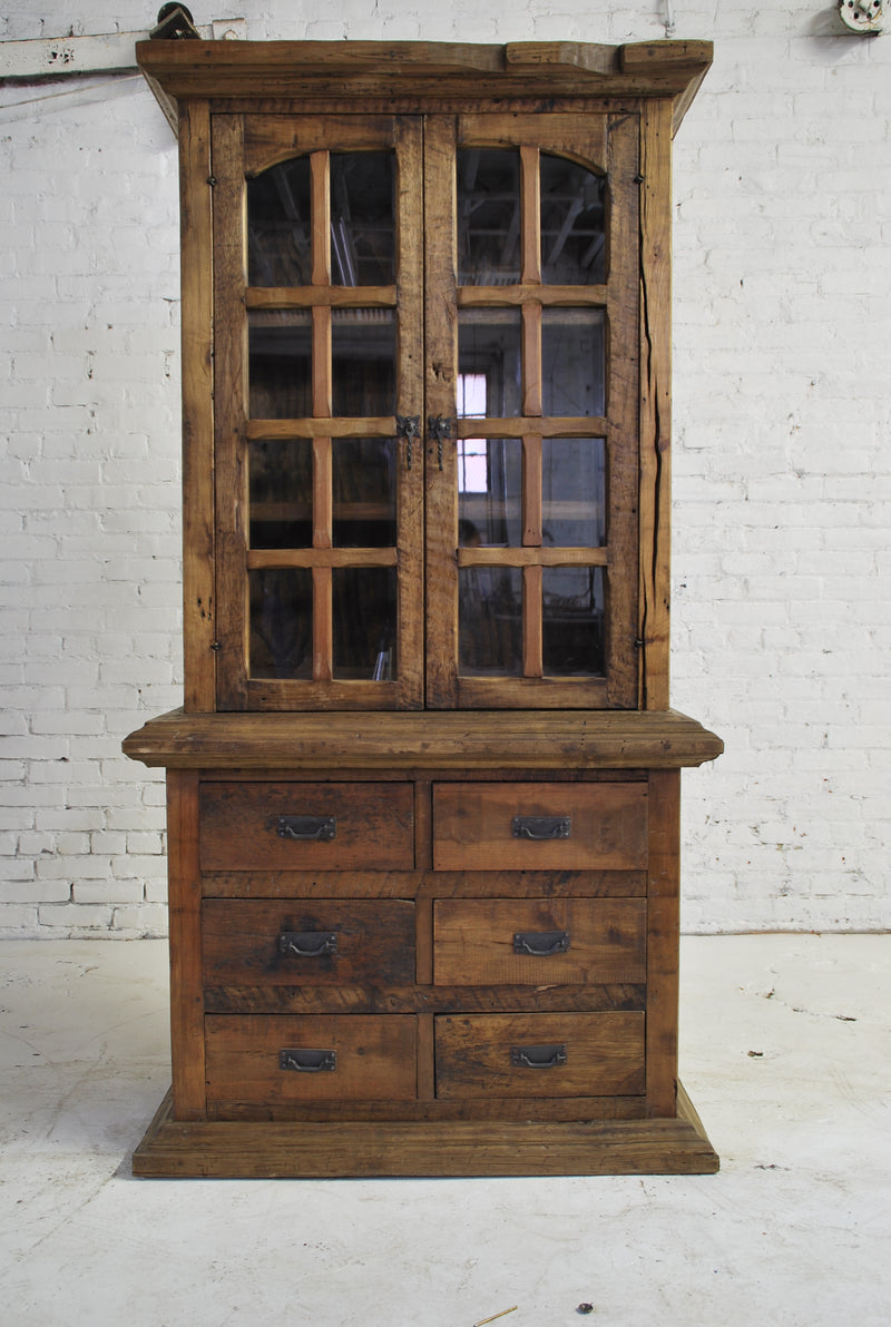 Handmade Traditional Style Cabinet in Reclaimed Wood by Artesano - WC-011