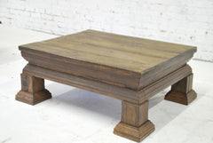 Coffee Table in Reclaimed Wood in Vintage Style - CT-018