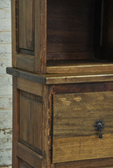 Handmade Vintage Style Solid Reclaimed Wood Bookshelf by Artesano - WB-004