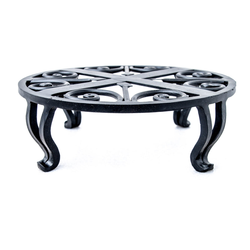 10" x 3,5" H -  Wrought Iron Plant Stand | AIW-PST-0001