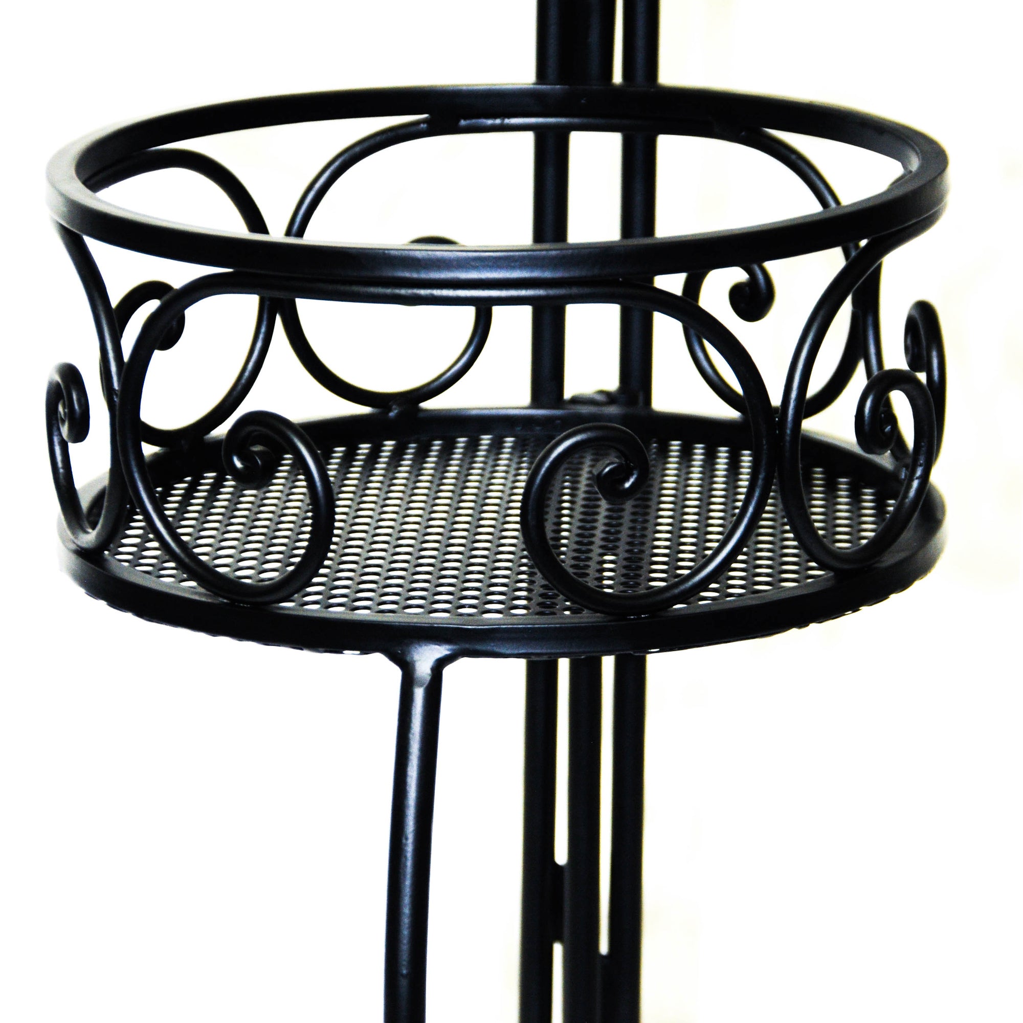 iron plant rack 3 Tier Wrought Iron Plant Stand