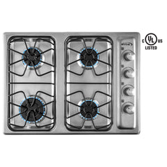 Stainless Steel Gas Cooktop 24