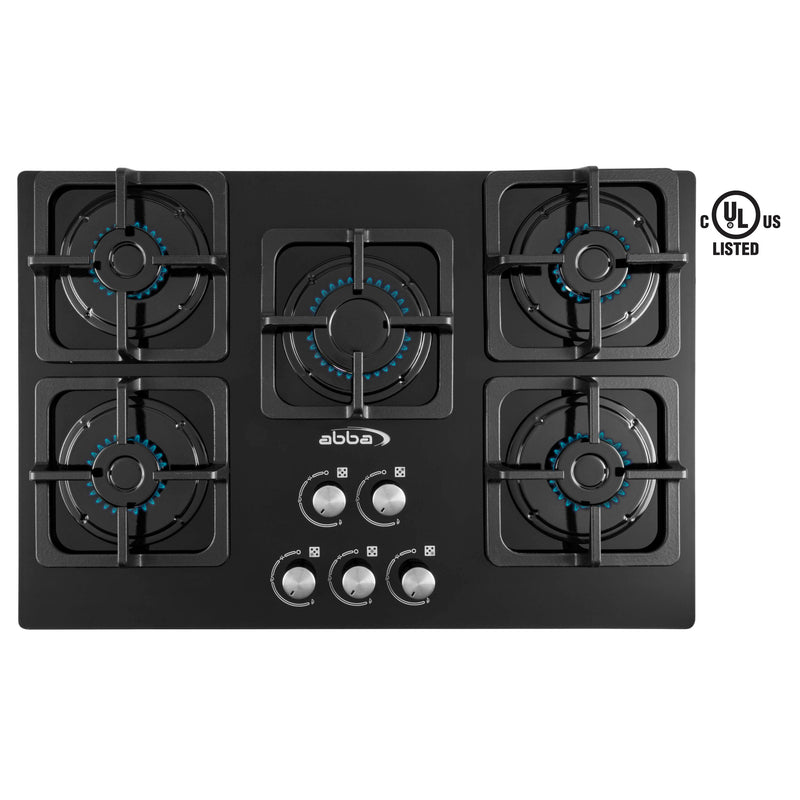 Gas on Glass Cooktop 30" with 5 Burners - CG-501-V5S
