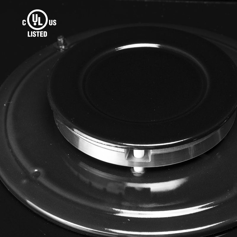 Gas on Glass Cooktop 24" With 4 Burners - CG-401-V5D