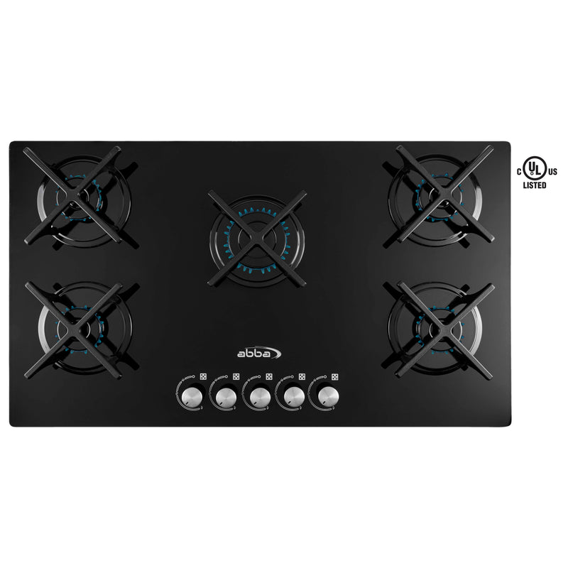 Gas on glass Cooktop 30" with 5 Burners - CG-501-V5C