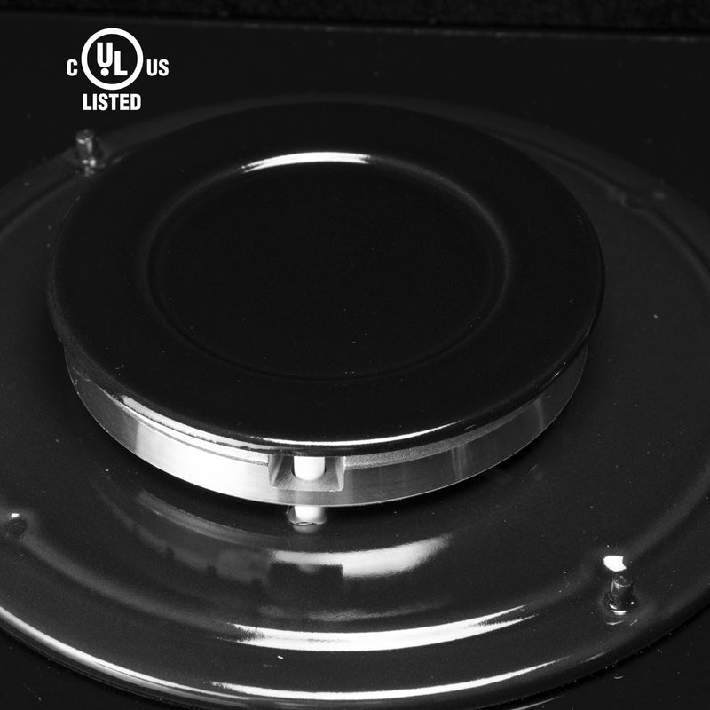 Gas on glass cooktop 24"  with 4 burners  - CG-401-V5C