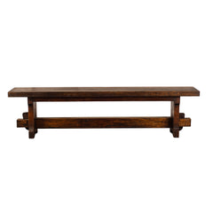 Solid Rustic Wood Bench. 72-in W  - FWB 0002