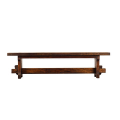 Solid Rustic Wood Bench. 72-in W  - FWB 0002