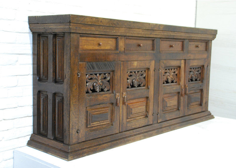 Barn Wood Server Cabinet