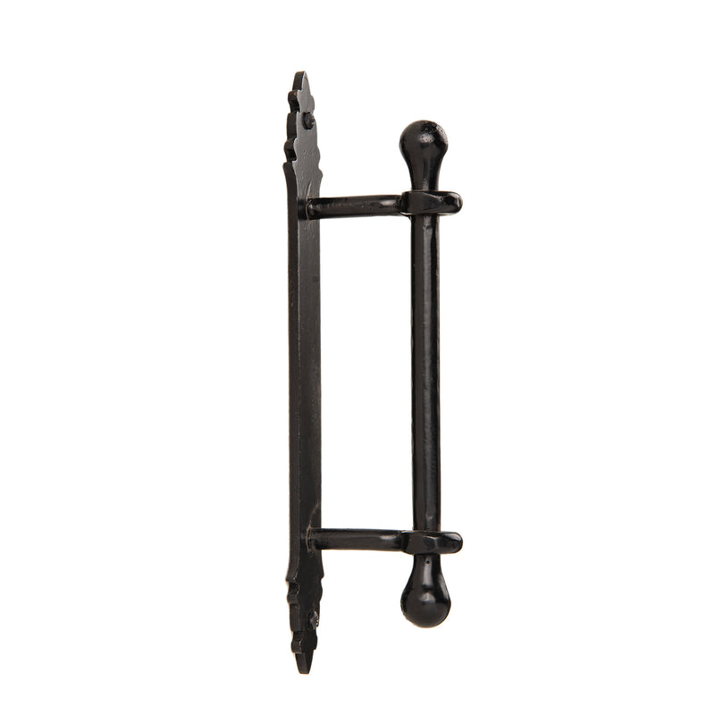 thumbnail image 2 of 10 Hand Forged Iron Cabinet Pulls – 4 1/8" Long, Black, Bin/Door/Gate Hardware 2 of 5