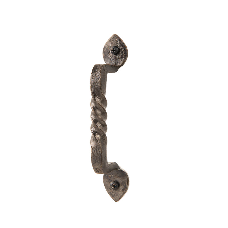 Hand Forged Twisted Cabinet or Drawer Pull 6-in L | AIW-2021