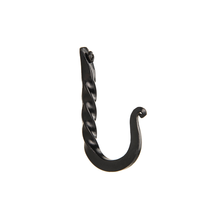Twisted & Curved Point Design Forged Iron Hook 4-in L | AIW-HOT-3