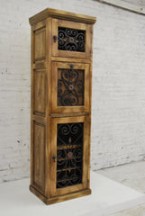 Barn Wood Vertical Bar Cabinet- BH-001