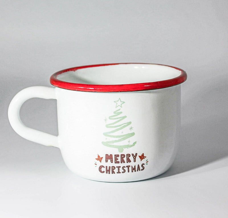 Merry Christmas Enamelware Mug