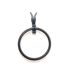 Nature Inspired Wall Mounted Forged Iron Towel Ring | AIW-BA005TR