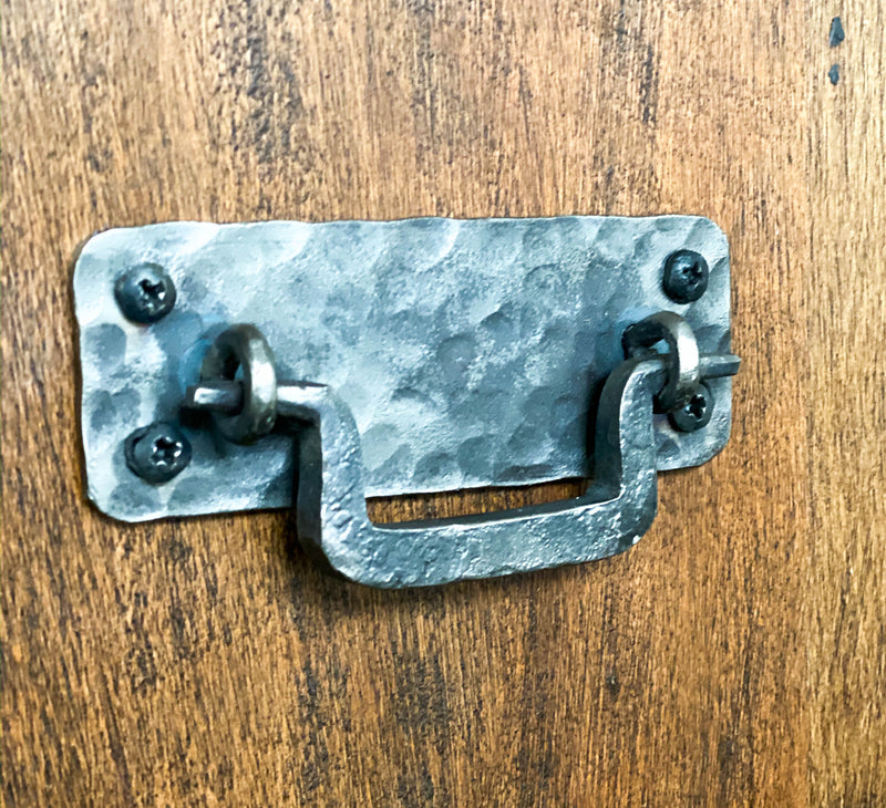Hand Made 5 1/2" Wrought Iron Cabinet Pull