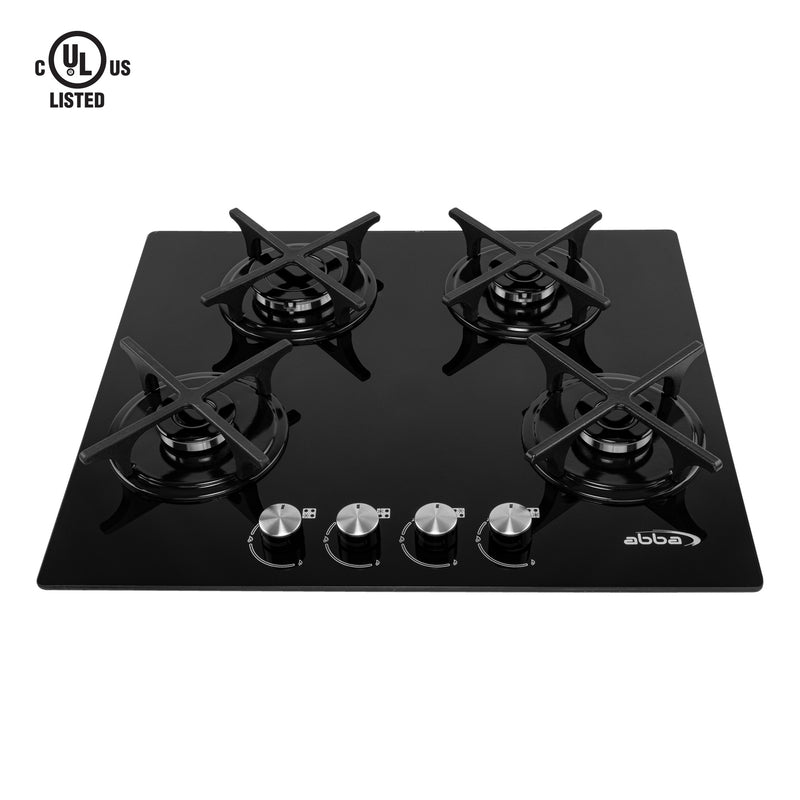 Gas on glass cooktop 24"  with 4 burners  - CG-401-V5C