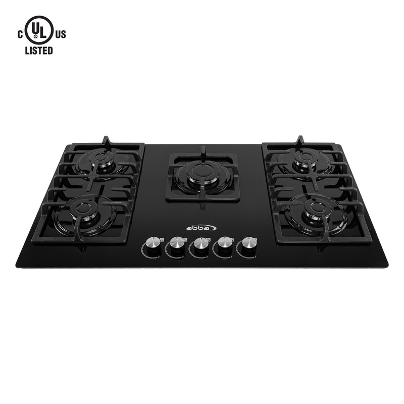 Gas on Glass Cooktop 36" With 5 Burners   - CG-601-V5D