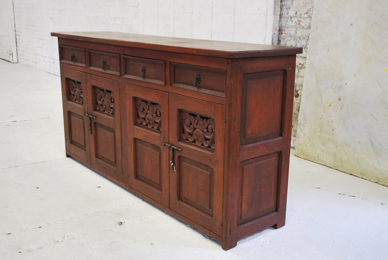 Barn Wood Server Cabinet (CHERRY)