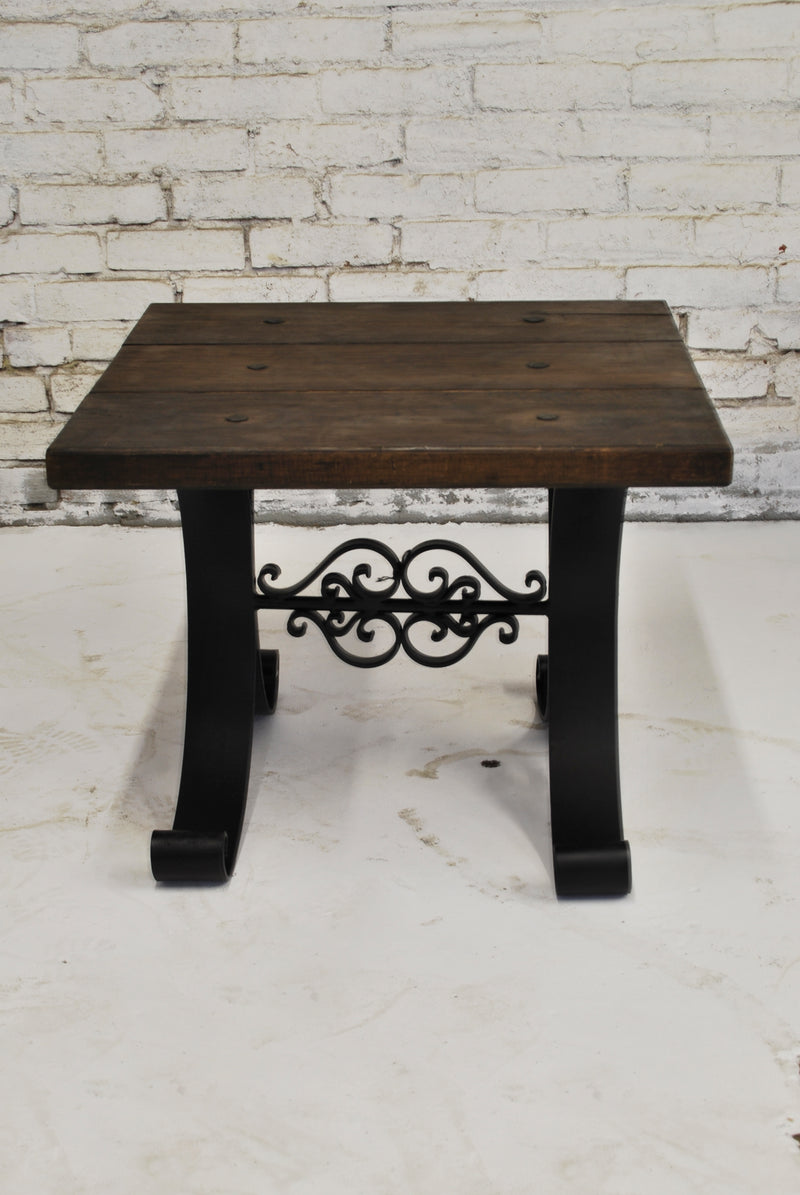 Iron and Wood Server Table (Short) ST-007