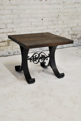 Iron and Wood Server Table (Short) ST-007