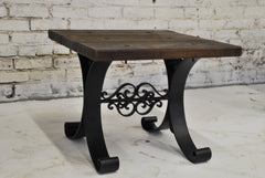 Iron and Wood Server Table (Short) ST-007