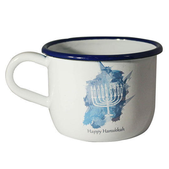 Hanukkah Enamelware Mug
