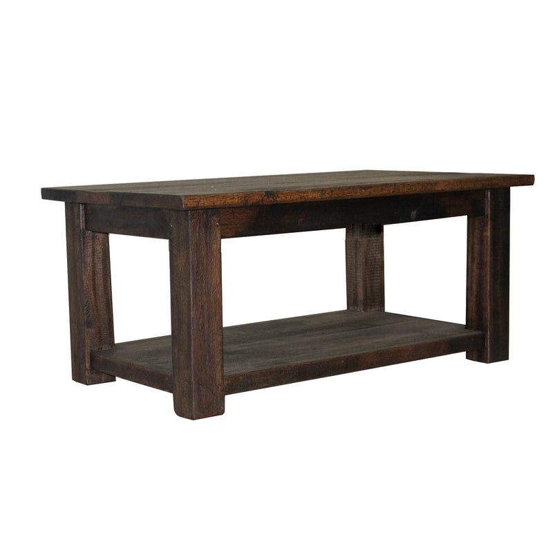 Reclaimed Wood Coffee Table with Storage  40"W - FWCT 0001